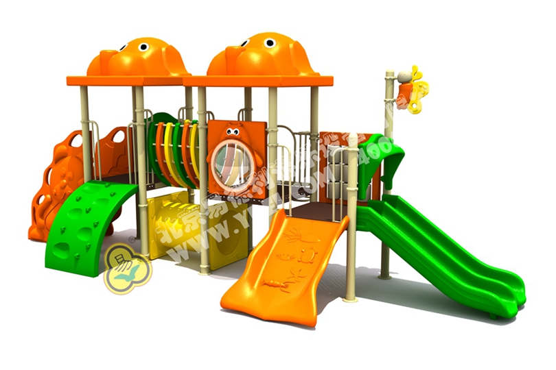 社區兒童組合滑梯（tī）設備（bèi）九