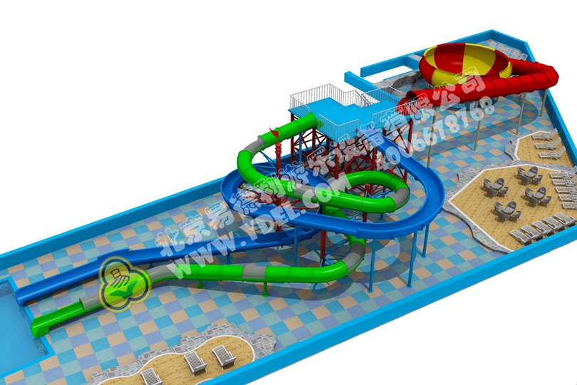 室內（nèi）水樂園滑（huá）道設備