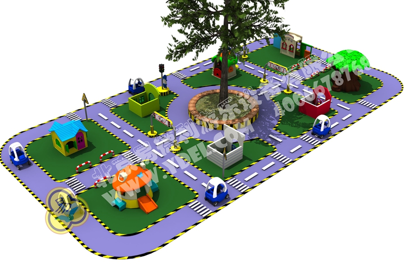 道路主題淘（táo）氣堡設備