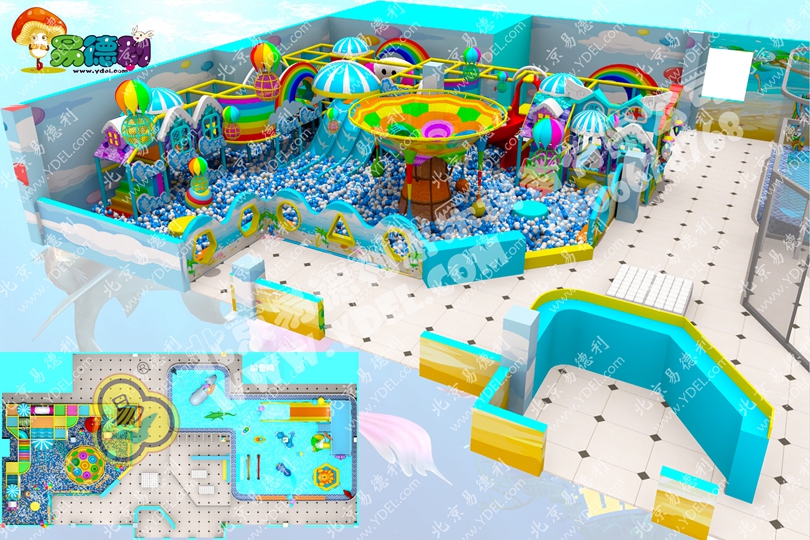 湖北荊州海洋主題淘氣堡（bǎo）設備