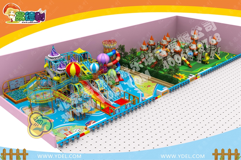 主題城堡兒童遊樂場設備