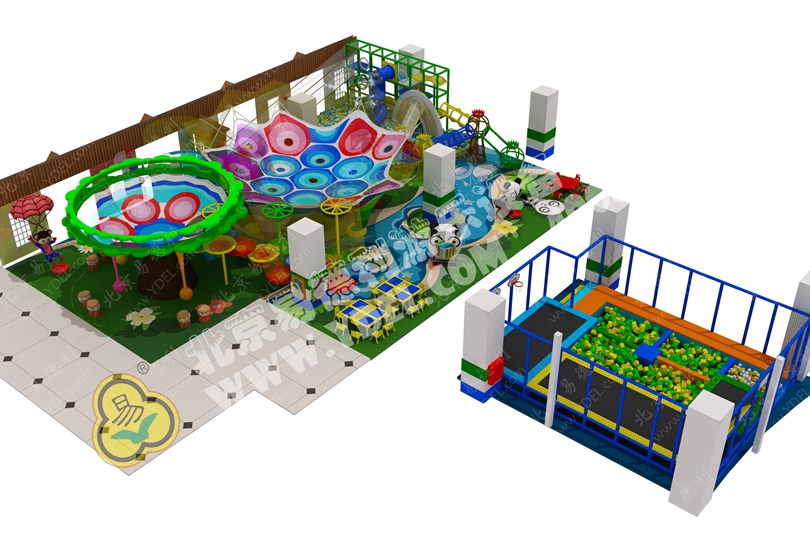 室內淘氣堡網繩係列遊樂園