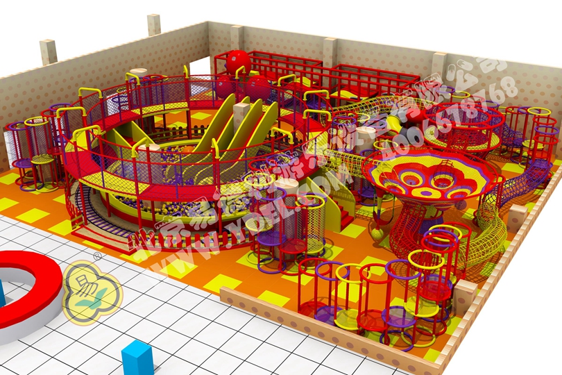 室內兒童攀（pān）爬樂園設備