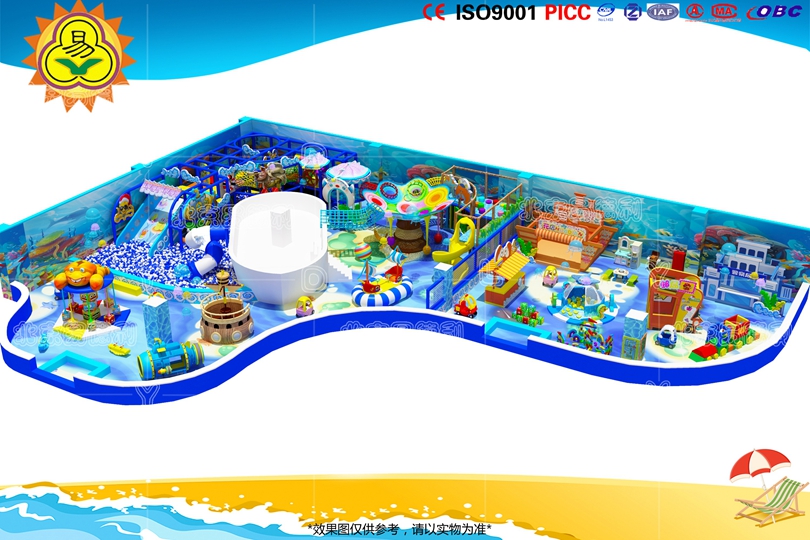 海洋風格淘（táo）氣堡設備（bèi）