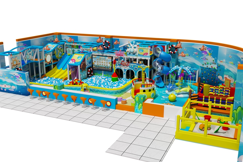 海底（dǐ）主題淘氣堡設備