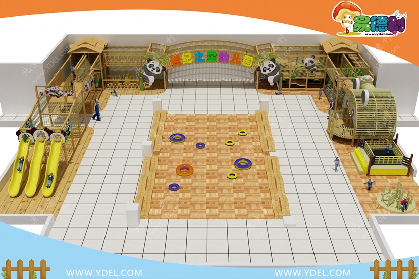 幼兒園（yuán）戶外爬網樂園整（zhěng）體（tǐ）規劃