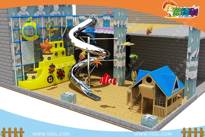 兒（ér）童不（bú）鏽鋼逃生滑梯設備