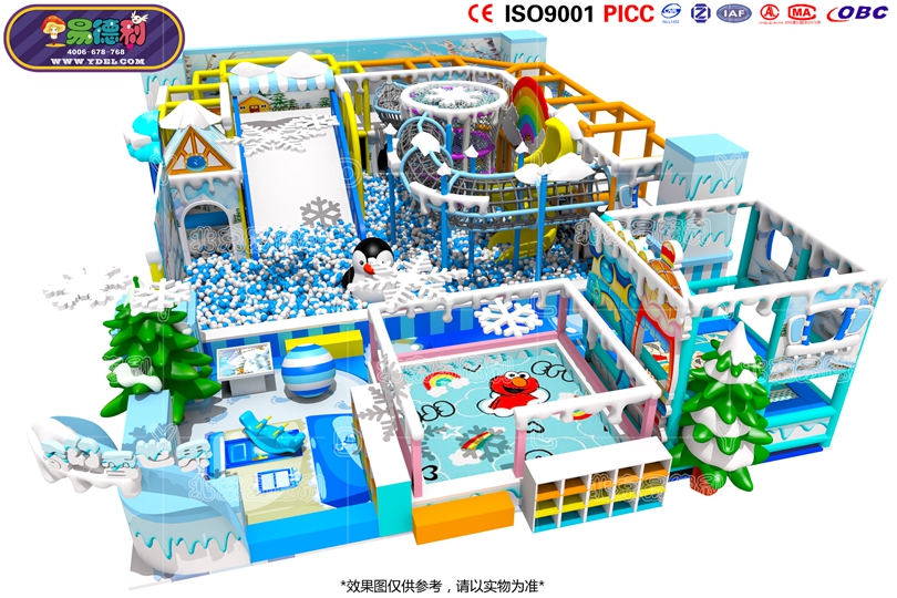 森林雪地風格淘氣堡