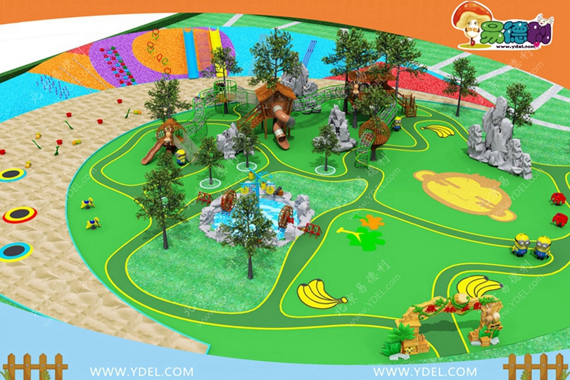 城市公（gōng）園組合滑梯遊樂設備