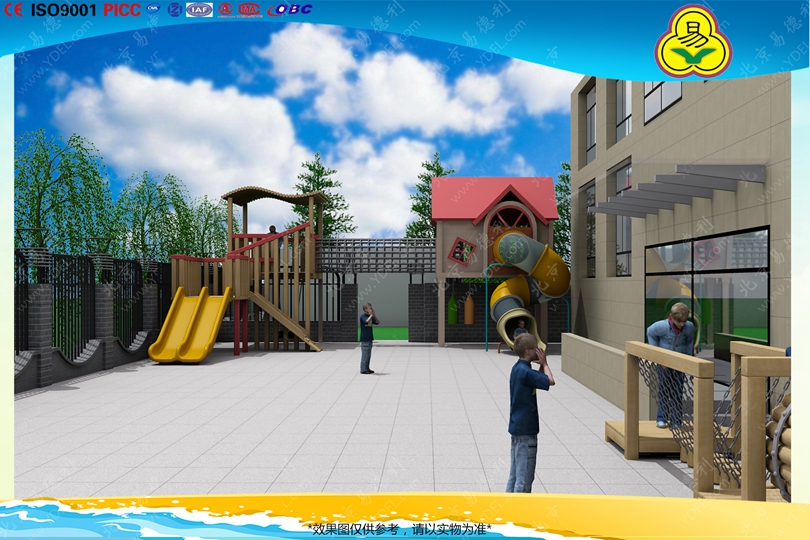 學校戶外滑梯遊樂（lè）設備