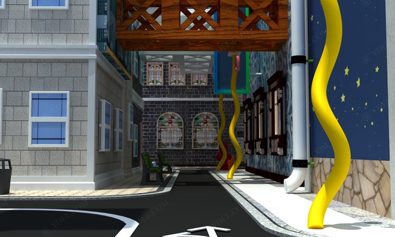 建築風格淘氣堡通（tōng）道