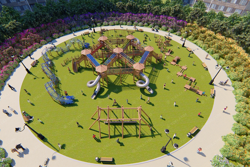 戶外遊樂設備（bèi）整體規劃