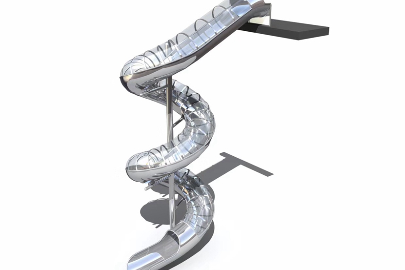 不鏽鋼螺旋滑梯