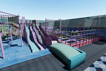 室（shì）外兒童拓展淘氣堡