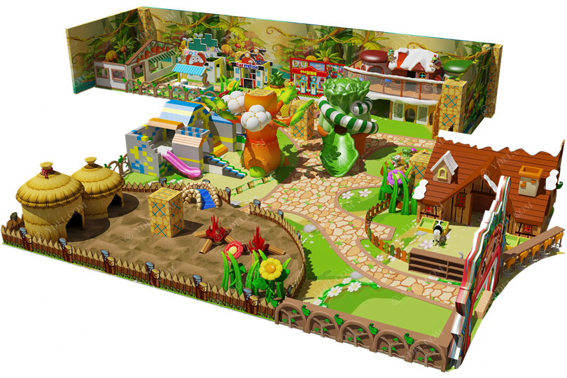 室內親子互動卡（kǎ）通樂園